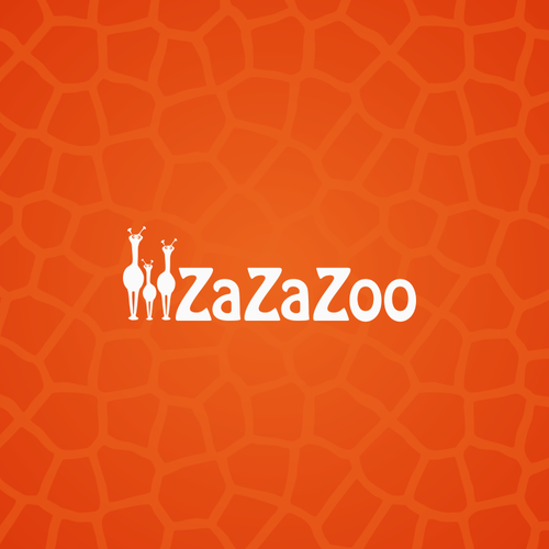 Zoo logo with the title 'Giraffe outing'