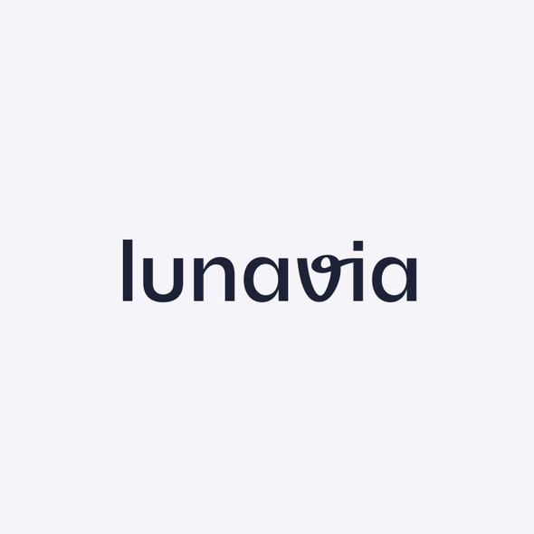 Logo with the title 'lunavia'