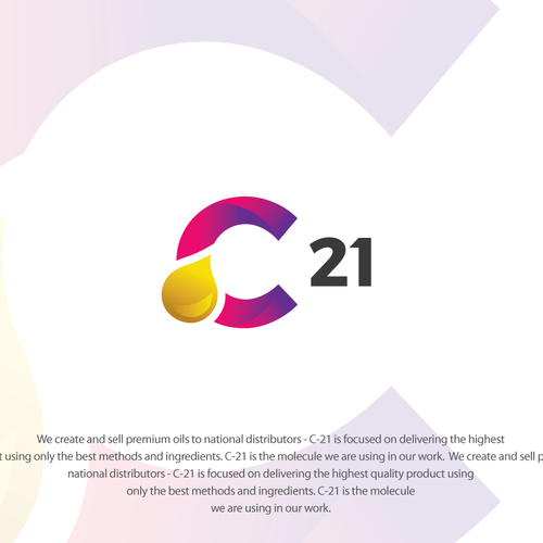 Oil logo with the title 'Logo for C-21'
