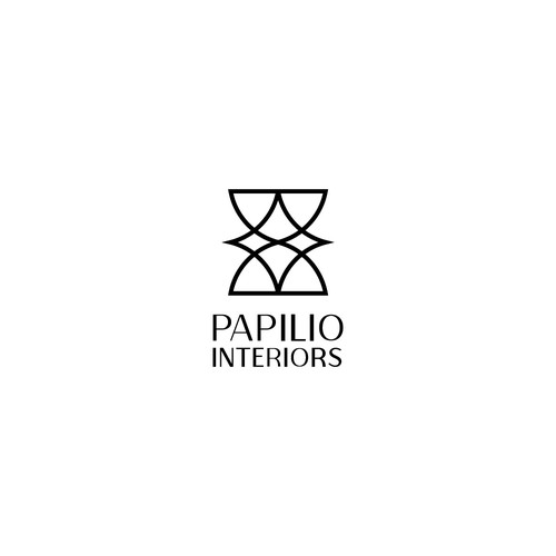 Curtain design with the title 'Luxurious Abstract Logo for Interior Company'