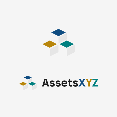 Token design with the title 'AssetsXYZ'