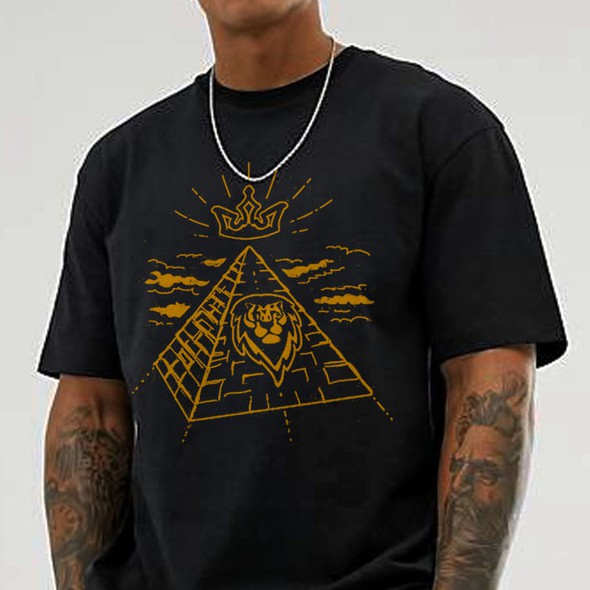 Urban art design with the title 'Illustrative T-shirt design for an urban wear brand'