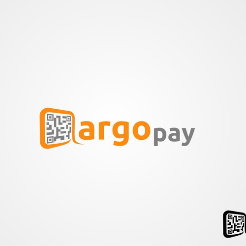 Credit card design with the title 'Winning design for argopay, a virtual credit card that lets you pay with your smartphone.'