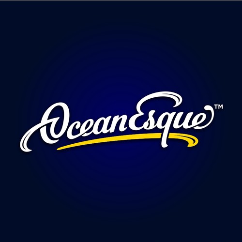 Script logo with the title 'OceanEsque'
