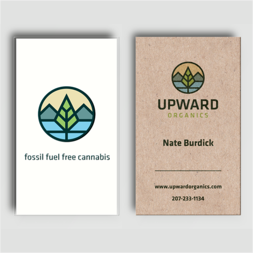 Environmental design with the title 'leaf + up + water'