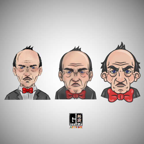 Face illustration with the title 'GOstyle Artwork #8'