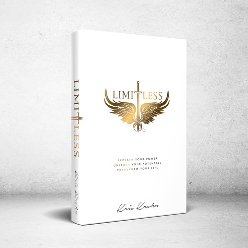Minimal design with the title 'Book Cover for "Limitless"'