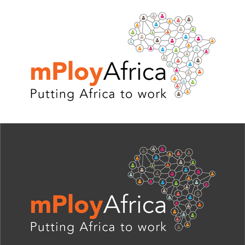 Work logo with the title 'logo design'