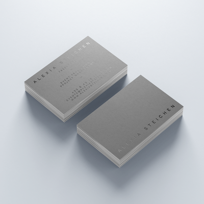 Business card for a freelancer