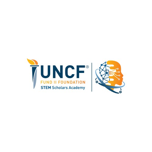 Academy logo with the title 'Logo design concept for UNCF Fund II Foundation'