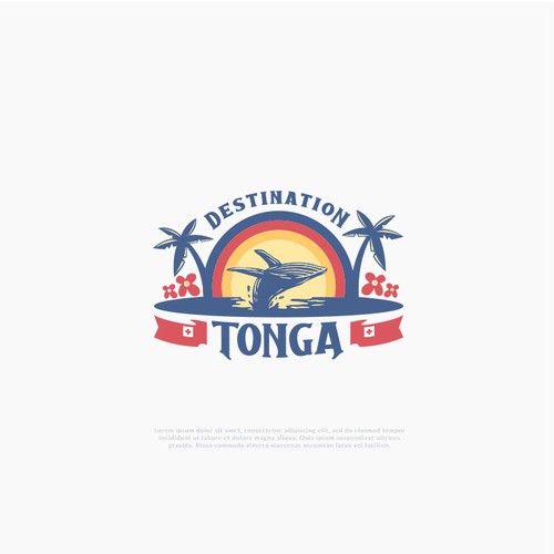 Tourism design with the title 'Classic logo for travel agency'