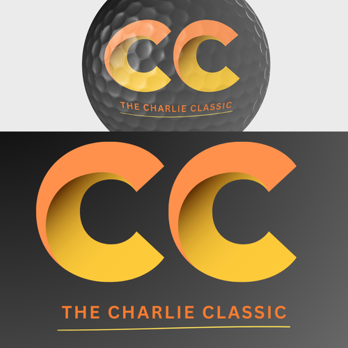 Fundraising logo with the title 'Logo for a Golf Fundraiser'
