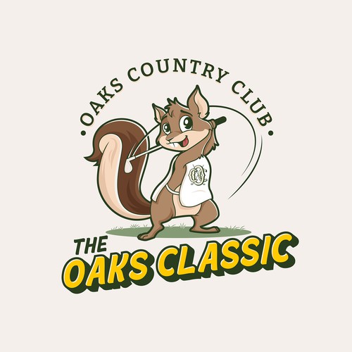 Squirrel logo with the title 'The OAKS CLASSIC'