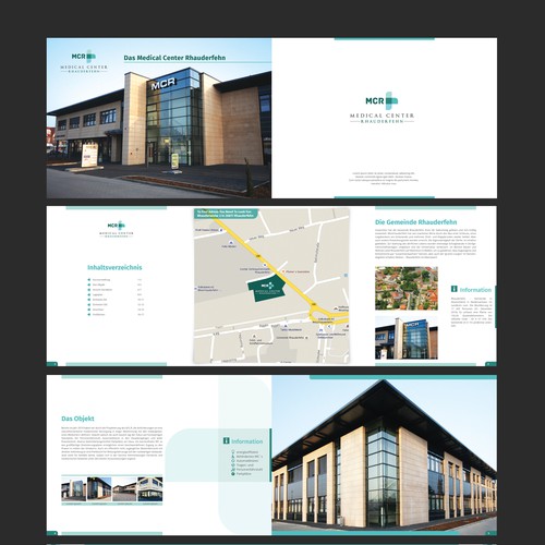 Medical design with the title 'Medical Center brochure design'