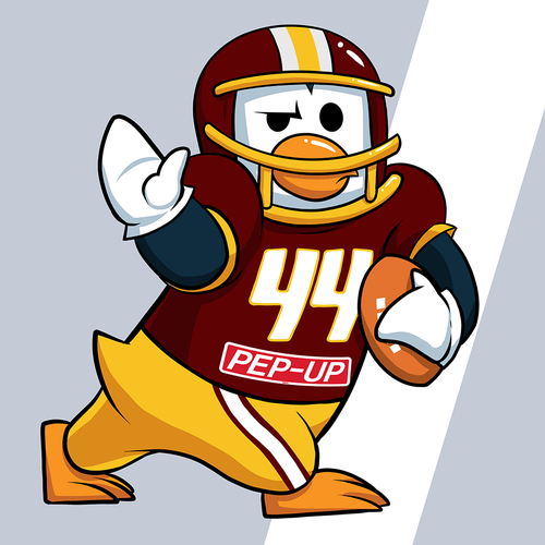 Character artwork with the title 'PENGUIN'