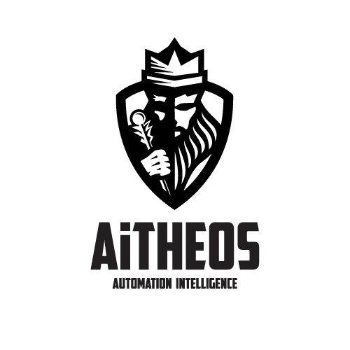 Mysterious logo with the title 'A Bold logo of Aitheos'