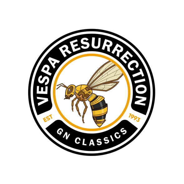 Wasp design with the title 'Vespa Resurrection'
