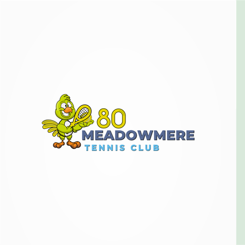 Tennis ball design with the title 'Chicken Tennis'