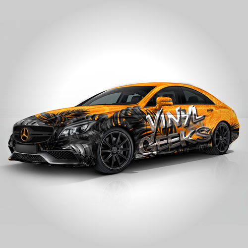 Cutting-edge design with the title 'Exotic Car Wrap'