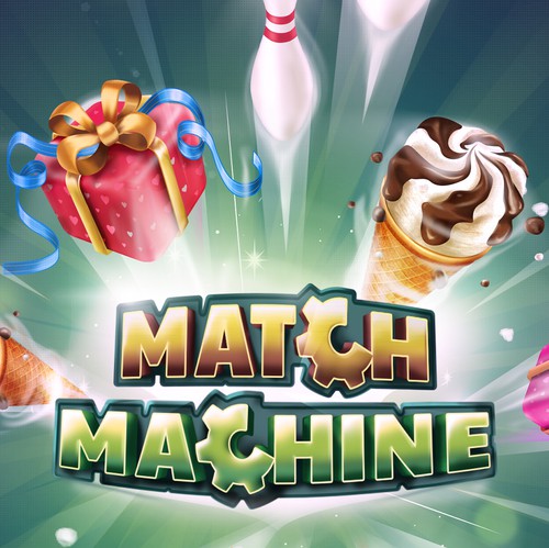 Project design with the title 'A splash screen for mobile game '