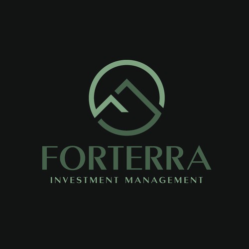 Mountain design with the title 'Forterra Investment Management Logo'