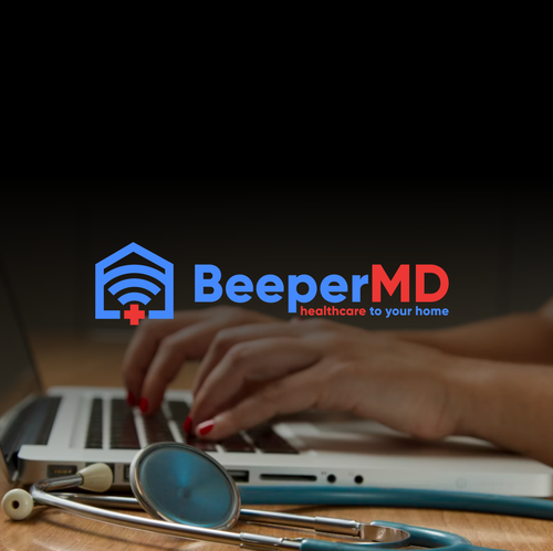 Healthcare logo with the title 'BeeperMD'