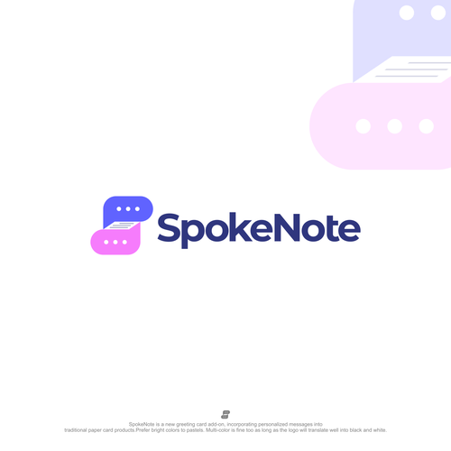 Notes design with the title 'SpokeNote'