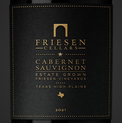 Winery label with the title 'Friesen Cellars'