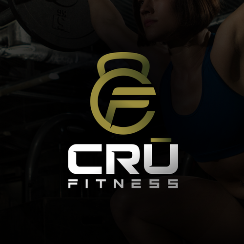 Athletic club logo with the title 'Strong Fitness Logo for CRŪ'