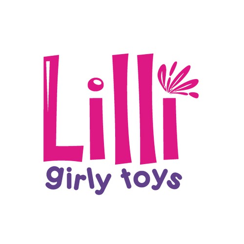 Lily logo with the title 'Lilli Girly Toys'