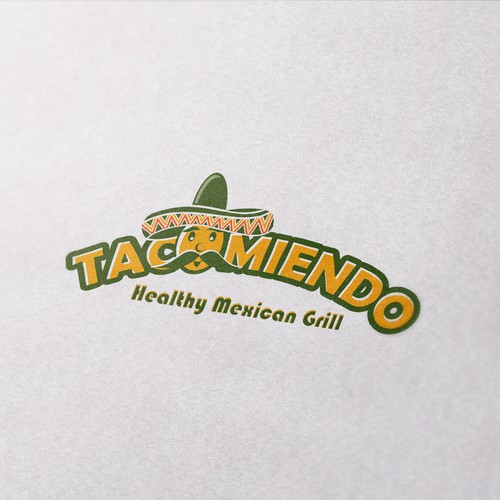 Grill design with the title 'Logo proposal for Mexican Restaurant'