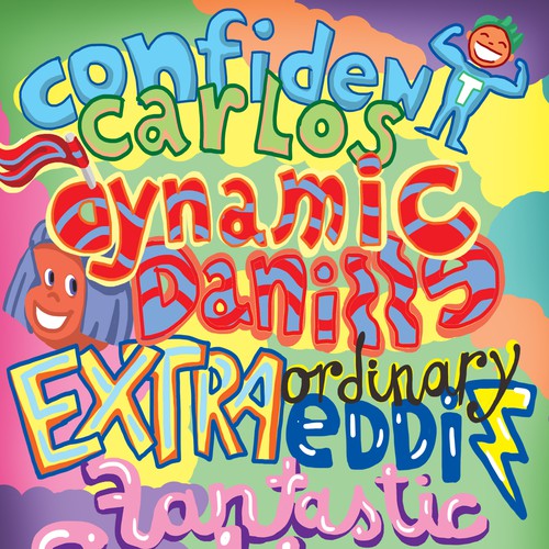 Name design with the title 'Perfec Penny illustration'