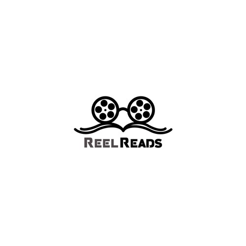 Film reel logo with the title 'ReelReads'