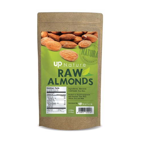 Almond design with the title 'Almond Label'