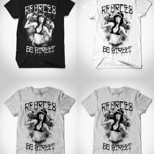 Women's t-shirt with the title 'T-shirt skateboarder'