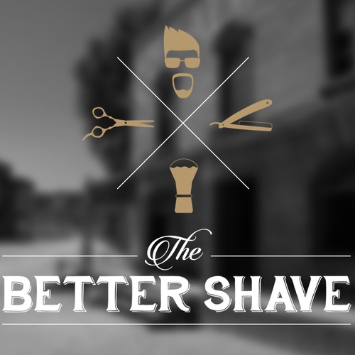 Shaving design with the title 'The Better Shave'