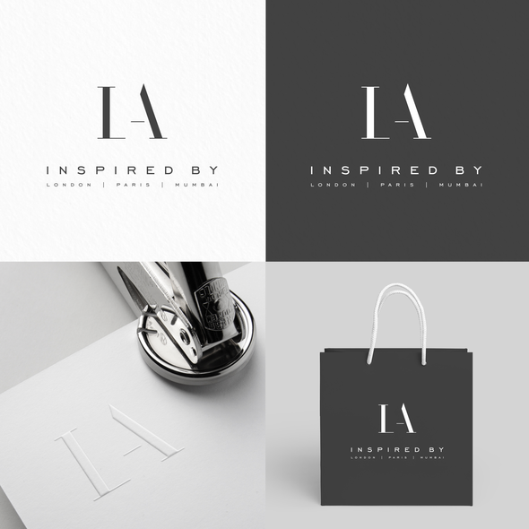Clothes design with the title 'Inspired by LA'