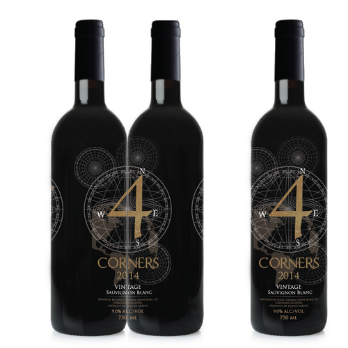 Authentic design with the title 'Wine Label Design for Global New Generation Brand'