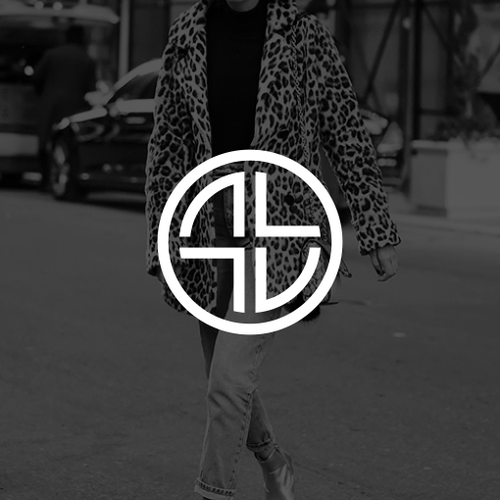 Ambigram design with the title 'Ambigram A + L logo'