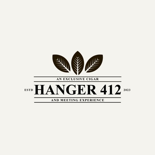 Exclusive logo with the title 'Hanger 412'