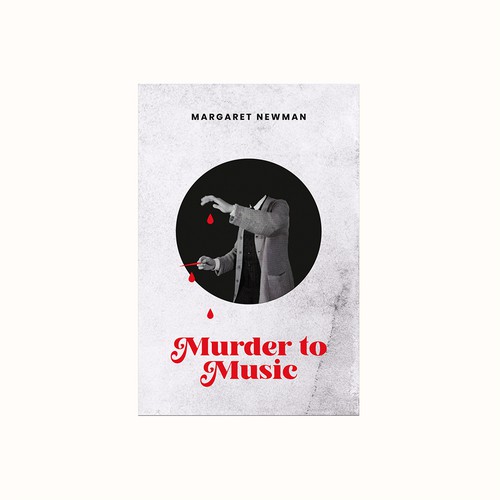 Collage book cover with the title 'Murder to music'