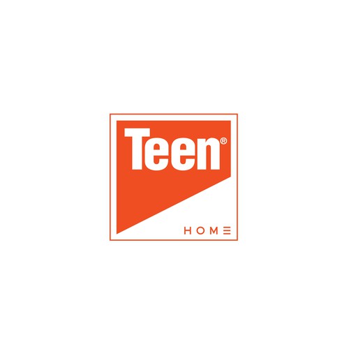 Home logo with the title 'Teen home '