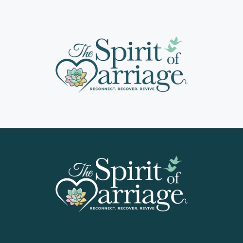 Mental health logo with the title 'Marriage therapy'