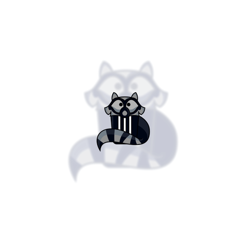 Raccoon logo with the title 'Garbi'