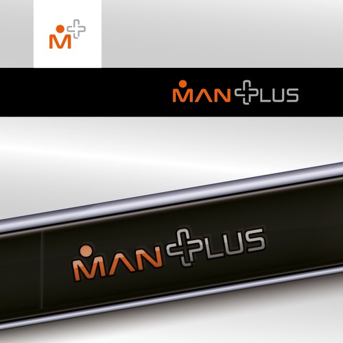 Electronics logo with the title 'Man Plus'