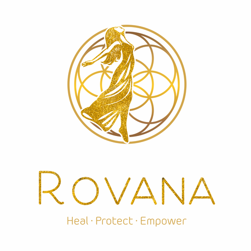 Mandala design with the title 'Luxury logo for Rovana'