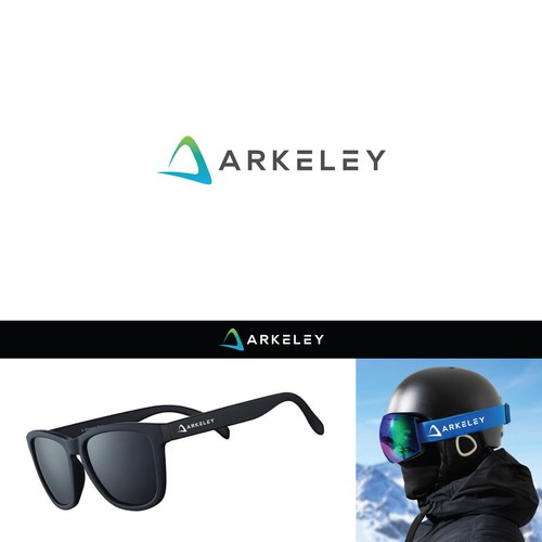 Sports apparel logo with the title 'Arkeley'