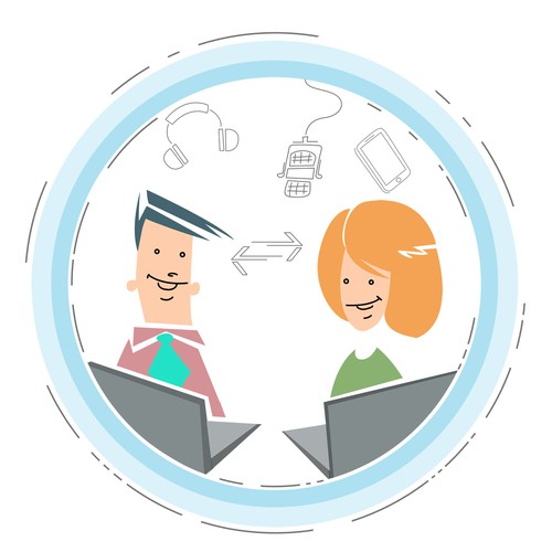 Icon artwork with the title 'Web illustration'