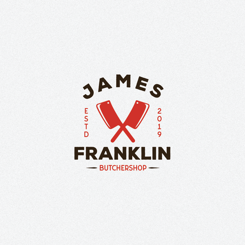 Butchery logo with the title 'Bold vintage logo for a butchershop'