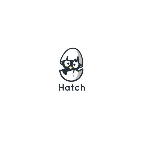 Engineering logo with the title 'modern, lean Logo for "Hatch"'